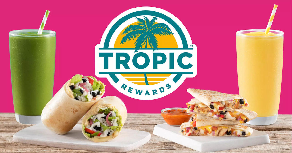 Tropical Smoothie Cafe Tropic Rewards
