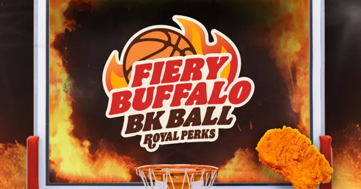 Burger King Fiery Buffalo BK Ball Game
