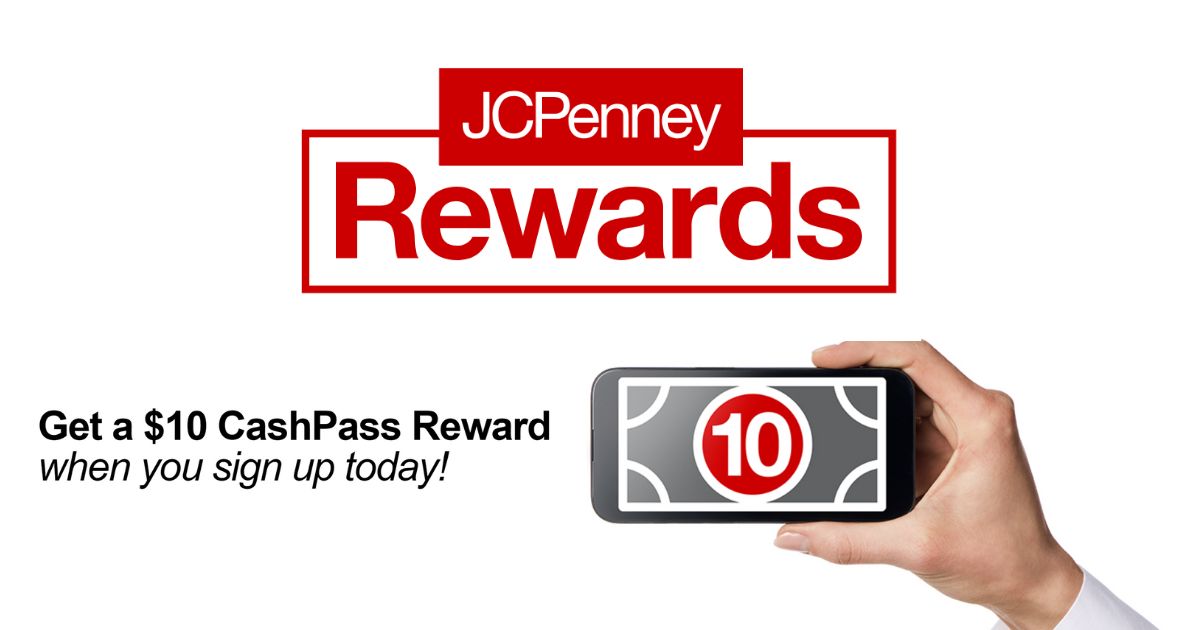JCpenney rewards free cash
