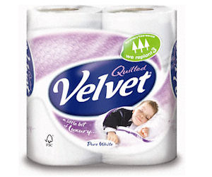 velvet toilet paper