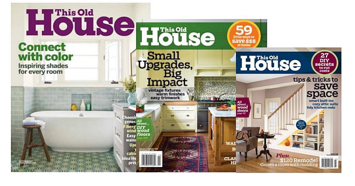 Free Subscription To This Old House Magazine Free Product Samples   102591 