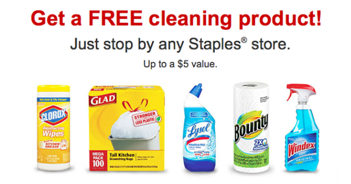 free-cleaning-product-for-staples-rewards-members-check-emails-free