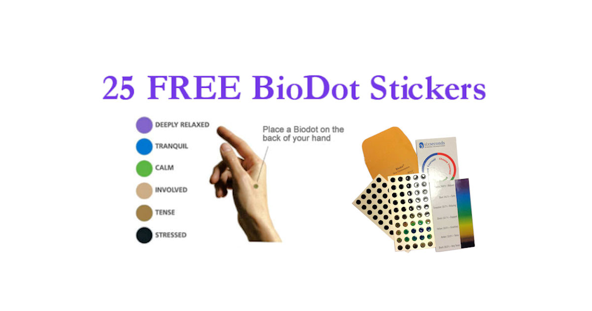 25 Free Biodots & Biodots Color Code Card Free Product Samples