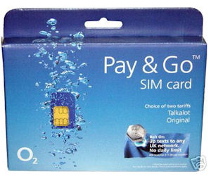 O2 SIM Cards
