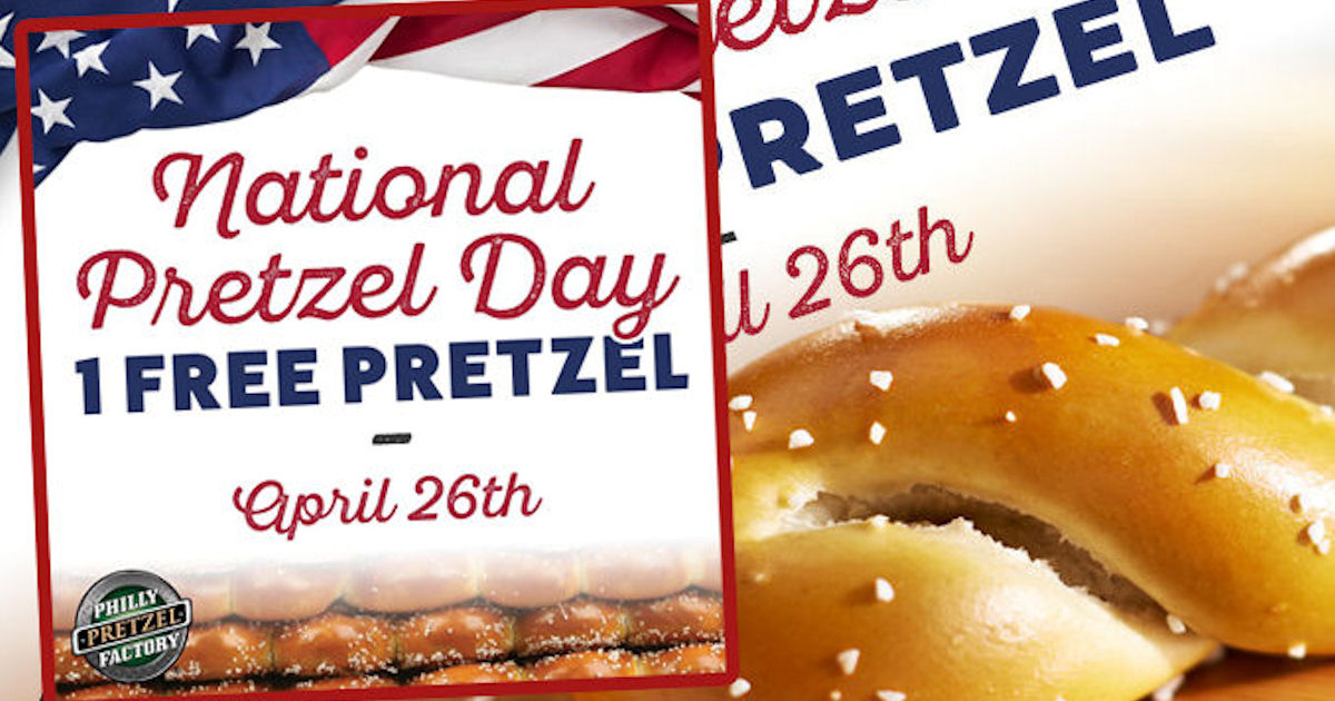 Philly Pretzel Factory National Pretzel Day