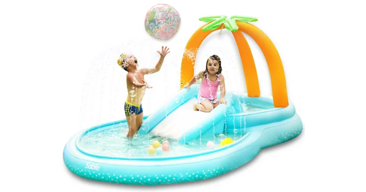 Inflatable Play Center Kid Pool at Walmart