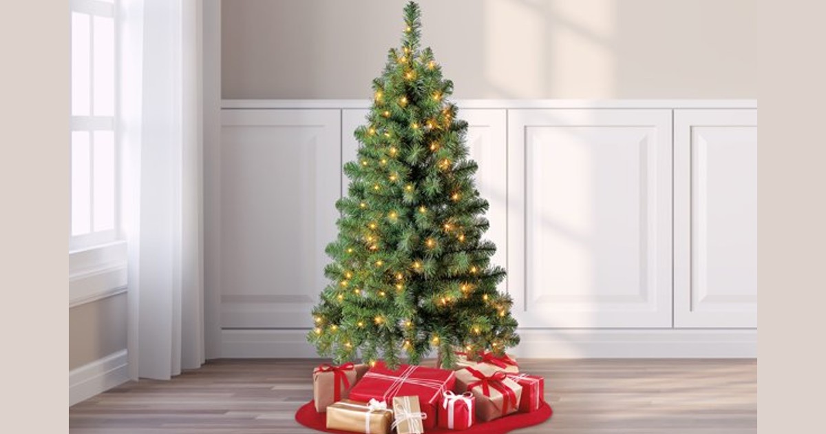 4-Foot Pre-Lit Christmas Tree at Walmart