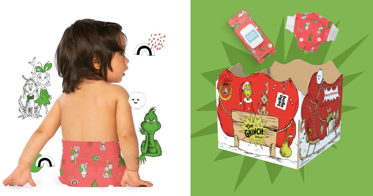 Grinch Christmas Hello Bello Diapers & Wipes Bundle 30% Off