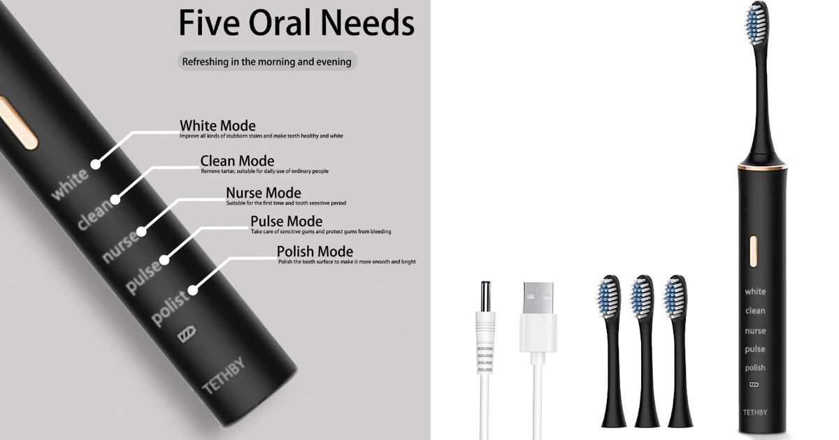 Electric Toothbrush ONLY $9.99 (Reg $49.99) w/ Coupon Code