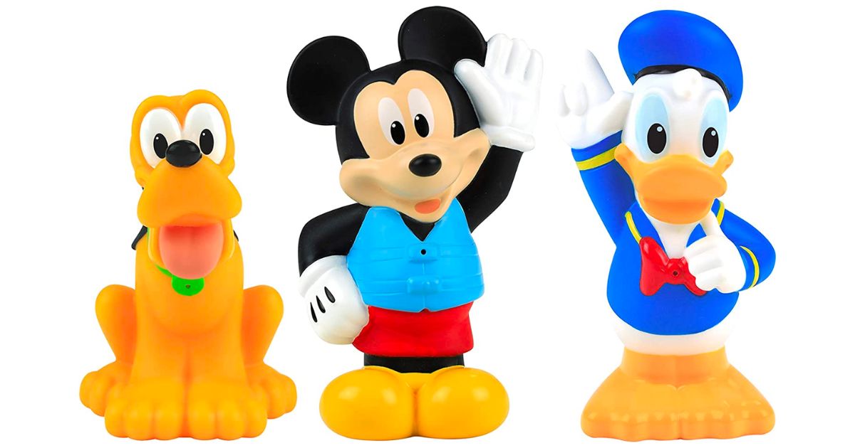 Disney Mickey Mouse Bath Toy Set ONLY $7.99 (Reg $12)