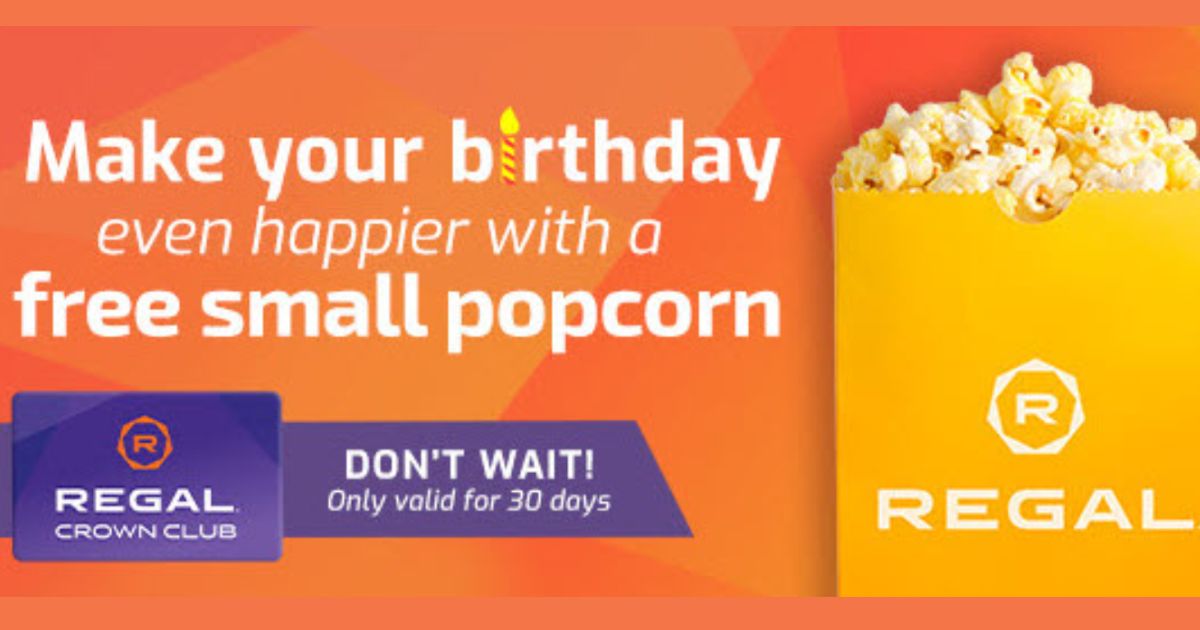regal movie theater birthday freebie
