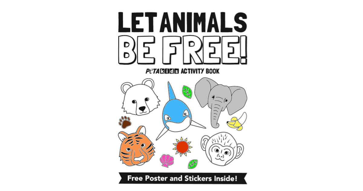 peta kids free activity book