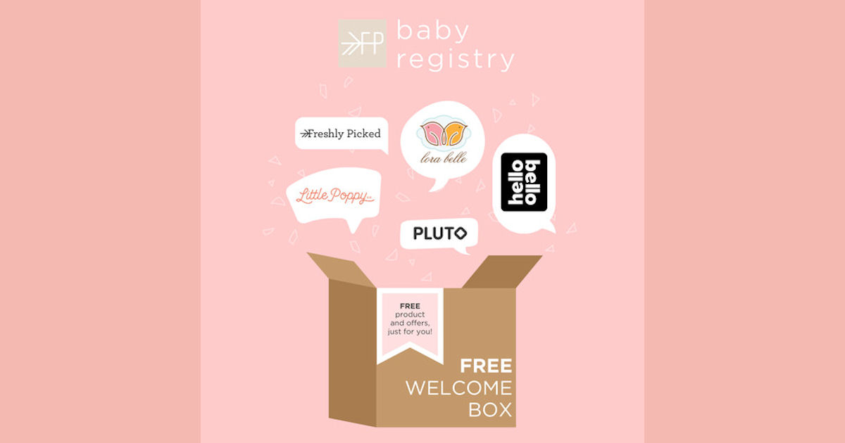 freshly picked baby registry welcome box