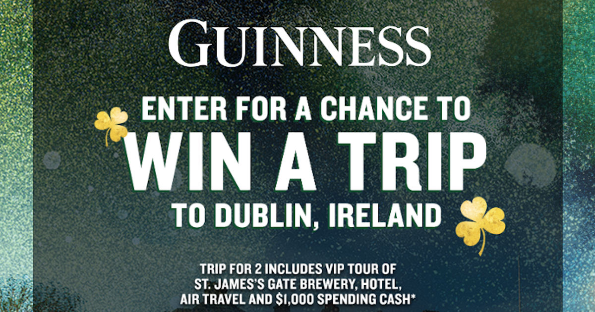 Guinness St. Patrick’s Day Sweepstakes