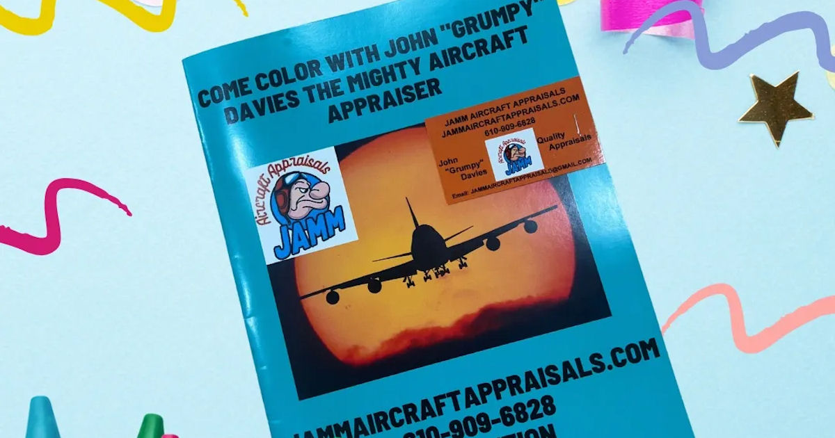 Jamm Aircraft Coloring Book