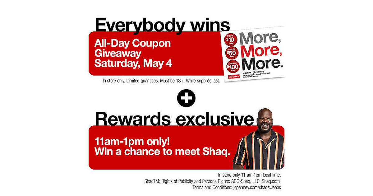 JCPenney Coupons Giveaway