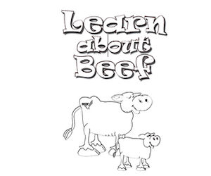 Free Learn About Beef Coloring Book (Email Request) - Free Stuff & Freebies